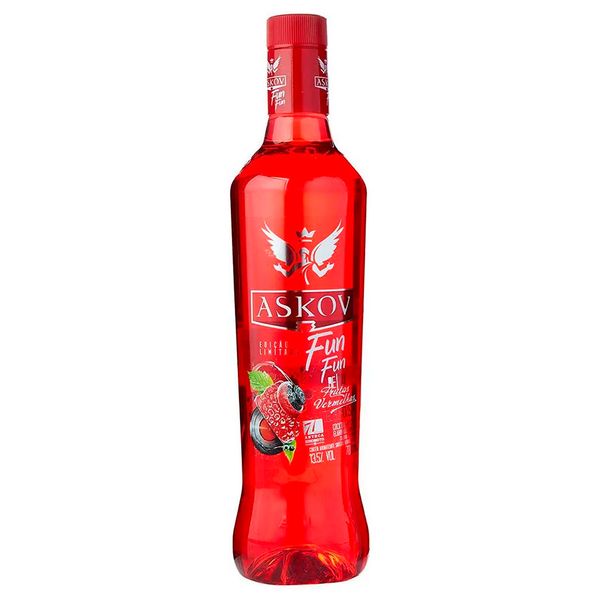 Vodka Askov Frutas Vermelhas 900Ml Cc dinho