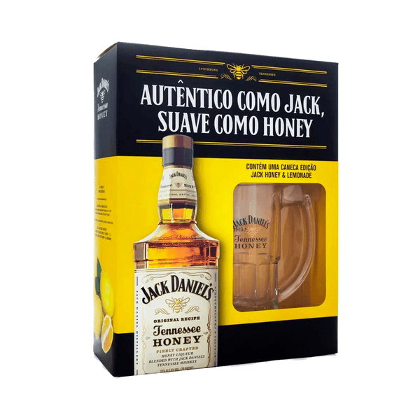Whiskey Jack Daniel'S Honey Lemonade 1000Ml+Kit Caneca dinho